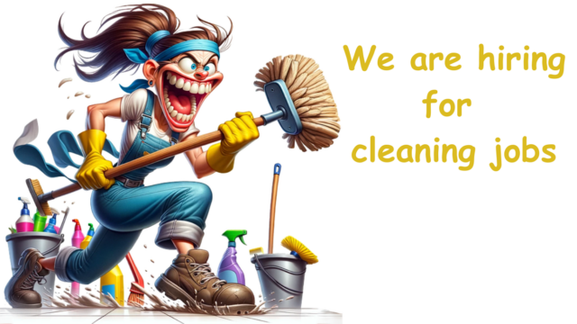 cleaning jobs hiring near me